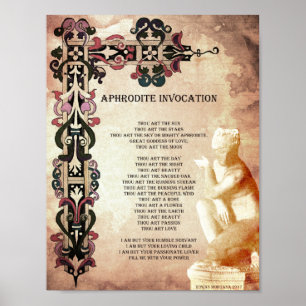 APHRODITE-INVOCATIE POSTER