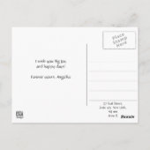 Aphrodite, Venus griekse godin van liefde Briefkaart (Achterkant)