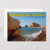 Aphrodite's rock Cyprus briefkaart (Voorkant / Achterkant)