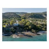 Aphrodite's verborgen strand Paphos, Cyprus Perfect Poster (Voorkant)