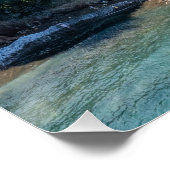 Aphrodite's verborgen strand Paphos, Cyprus Perfect Poster (Hoek)