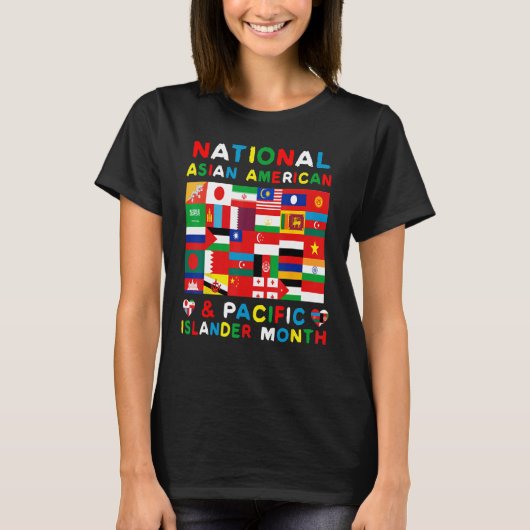 API Aziatisch Amerikaans en Pacifisch Eiland Erfgo T-shirt (Voorkant)