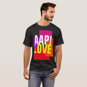 Api Love Typography T-Shirt (Voorkant volledig)