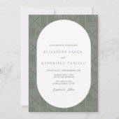 Apia bruiloft uitnodiging (Voorkant)
