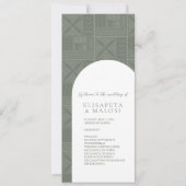 Apia huwelijksprogramma (Voorkant)