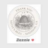 APIAIR DANK U MET SkepA Etiket Sticker (Vel)