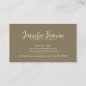 Apiarist Honeycomb Hexagonal Raw Visitekaartje (Achterkant)