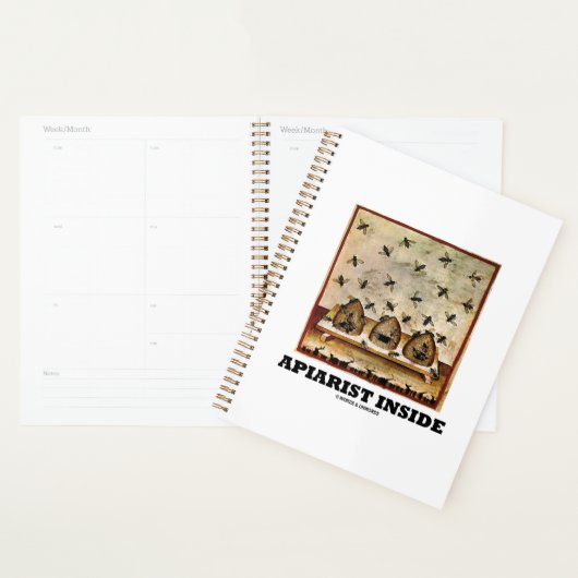 Apiarist Inside (Tacuina sanitatis 14e eeuw) Planner (Display)