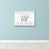 Apiary 3D Canvas Lokale Raw Honey Gold Lijst Flowe (Insitu (Houten vloer))