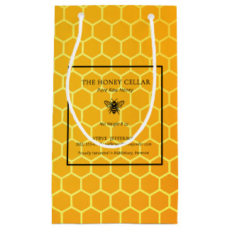 Apiary Beekeeper Honey Artisan Logo Klein Cadeauzakje