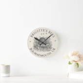 Apiary Business Beekeeper Clock (Ivory Skep) Ronde Klok (Huis)