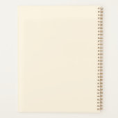 Apiary Business Promotion Honey Planner Skep (Achterkant)