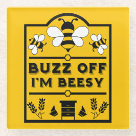 Apiary Honey Farmer Glazen Onderzetter