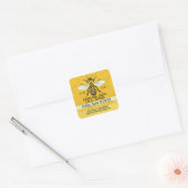 Apiary Honey Jar Labels | Honingbijen Honingraat (Envelop)