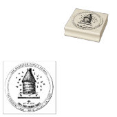 Apiary Honey over  bijenteelt Rubberstempel (Gestempeld)