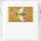 Apiary Honeybee Honey Jar Labels | Honingraat (Tas)