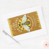 Apiary Honeybee Honey Jar Labels | Honingraat (Envelop)