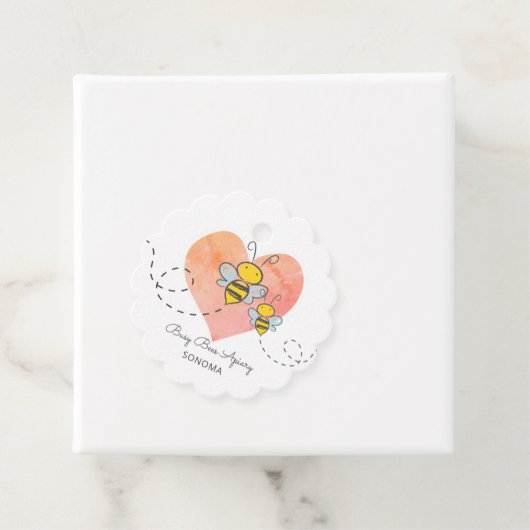 Apiary Honing Bijen Hart Imker Boerderij Prijs Bedankjes Labels (In situ)