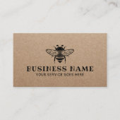 Apiary Rustift Kraft, Boerderij van honingbijen Visitekaartje (Voorkant)