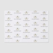 Apiary waterverf Wildflower Honey Bee Apiary Tissuepapier (Voorkant)