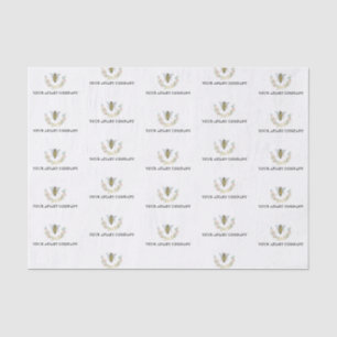 Apiary waterverf Wildflower Honey Bee Apiary Tissuepapier