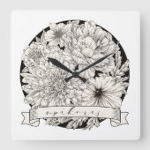 Apikores: Heretic/Rebel - Joodse Humor Vierkante Klok (Voorkant)