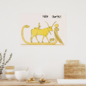 Apis illustratie van Pantheon Egyptien (1823-182 Poster (Keuken)