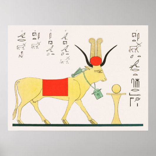 Apis illustratie van Pantheon Egyptien (1823-182 Poster (Voorkant)