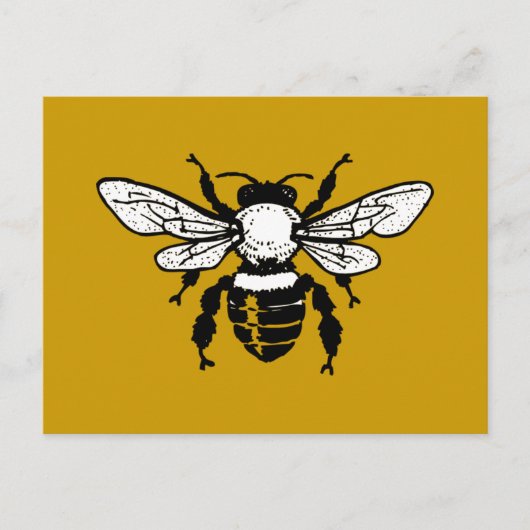 Apis Mellifera Honeybee Postcard Briefkaart (Voorkant)