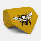 Apis Mellifera Honeybee Stropdas (Opgerold)