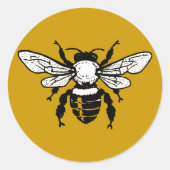 Apis Mellifera Honingbij Sticker (Voorkant)