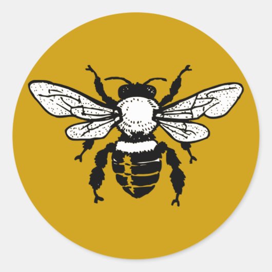 Apis Mellifera Honingbij Sticker (Voorkant)