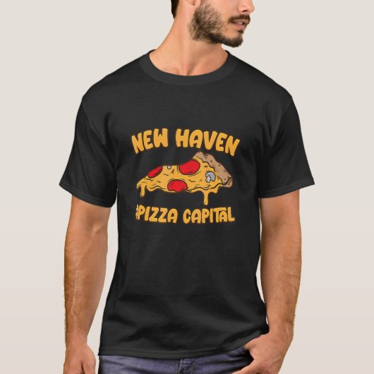 Apizza ct pizza hoofdstad van de wereld , New Have T-shirt (Voorkant)