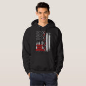 Aplastic Anemia Survivor USA Aware Anemic Warrior Hoodie (Voorkant volledig)