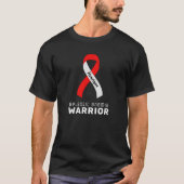 Aplastische Anemia Warrior Black Mannen T-Shirt (Voorkant)