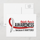 Aplastische anemie Bewustheid 2 Briefkaart (Voorkant / Achterkant)