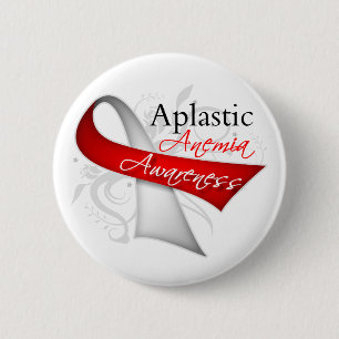 Aplastische anemie Bewustheid Ronde Button 5,7 Cm