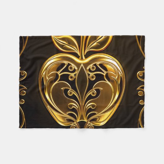 Aplle´1 Fleece Deken (Voorkant (Horizontaal))