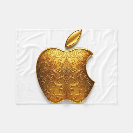 Aplle´4 Fleece Deken (Voorkant (Horizontaal))