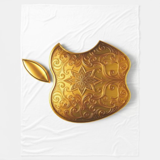 Aplle´4 Fleece Deken (Voorkant)