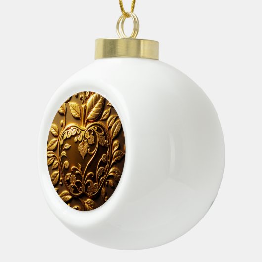 Aplle Keramische Bal Ornament (Rechts)