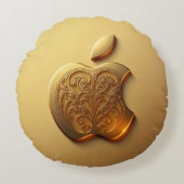 Aplle Rond Kussen (Voorkant)