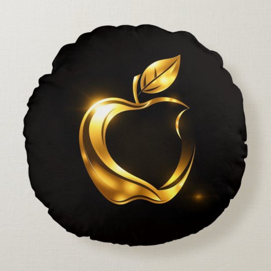 Aplle Rond Kussen (Voorkant)