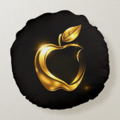 Aplle Rond Kussen (Achterkant)