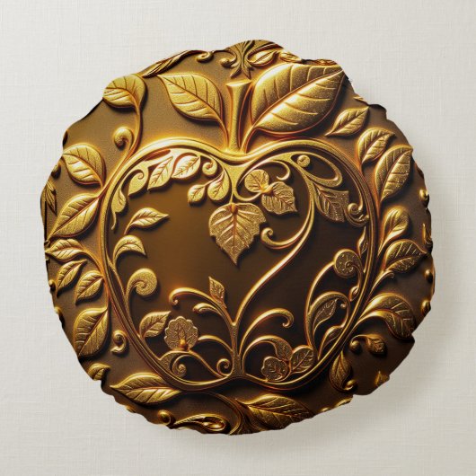 Aplle Rond Kussen (Achterkant)