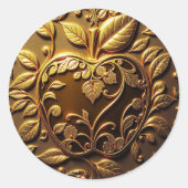 Aplle Ronde Sticker (Voorkant)