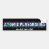 APLogoBumper, www.atomic-playground.net Bumpersticker (Voorkant)
