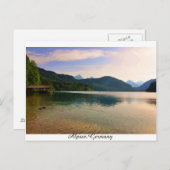 Aplsee, Hohenschwangau, Duitsland Briefkaart (Voorkant / Achterkant)