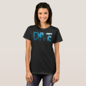 Apnea Diver Freediver Scuba Diver 3 T-shirt (Voorkant volledig)