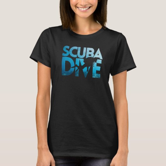 Apnea Diver Freediver Scuba Diver T-shirt (Voorkant)
